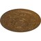 Ekena Millwork Darnay Ceiling Medallion (Fits Canopies up to 7 1/4"), 29 1/4"OD x 2"P, Smokey Topaz Crackle CM29DASTC - alternate 2